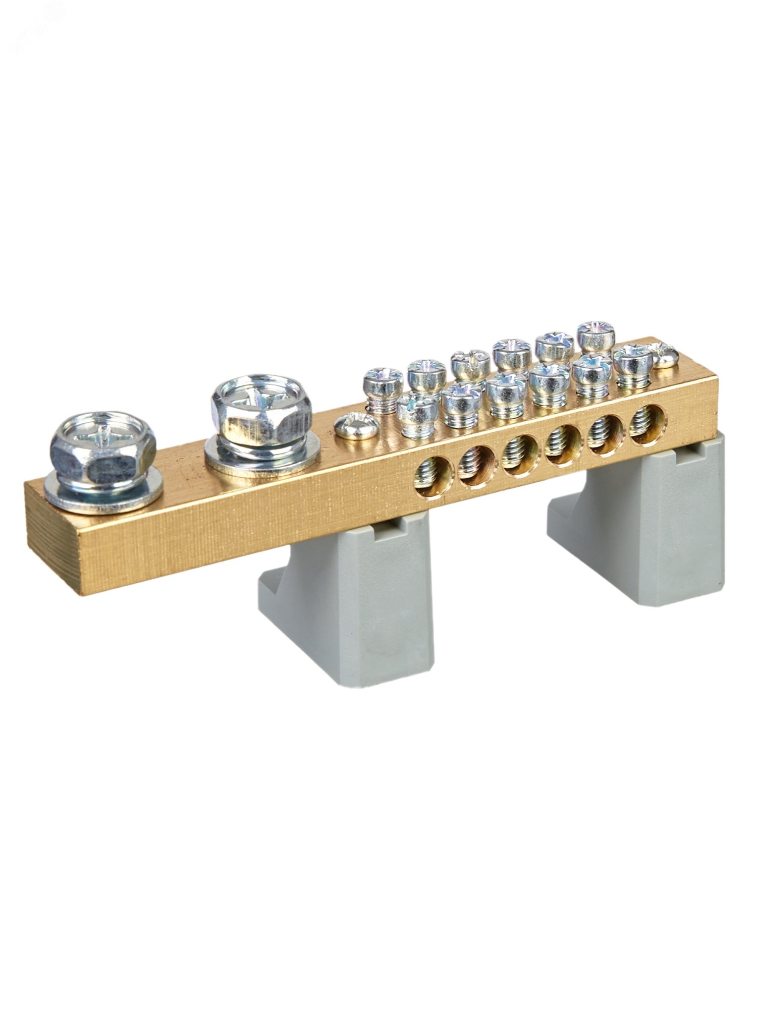 Шина N "ноль" на двух угл. изол. 200А ШНИ-10х18-12-L2-С YNN30-12-C2-K03