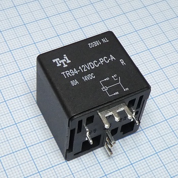 TR94-12VDC-PC-A-R - Автомобильное реле 80А один контакт на замыкание катушка 12В 80Ом