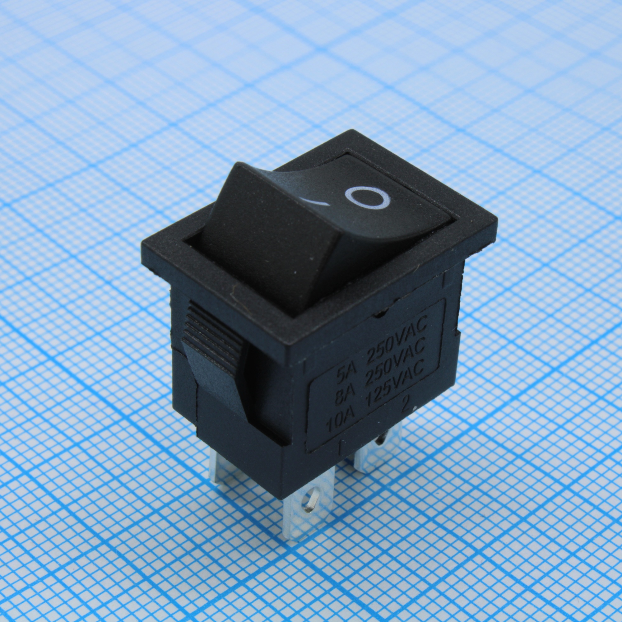 L-KLS7-024-201011BB - Переключатель клавишный ON-OFF, 2 группы, до 6 А