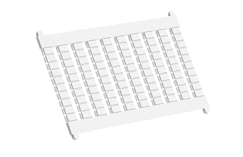 Маркировка  TMB3.5-100 - Маркировочные шильдики для клемм TU/TP/TC, сечением 1,5 мм кв., 100 шильдиков, чистая, цвет белый