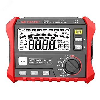 KT 5203 серия PROLINE - Прибор для измерения сопротивления изоляции с возможностью измерения переменного и постоянного напряжения