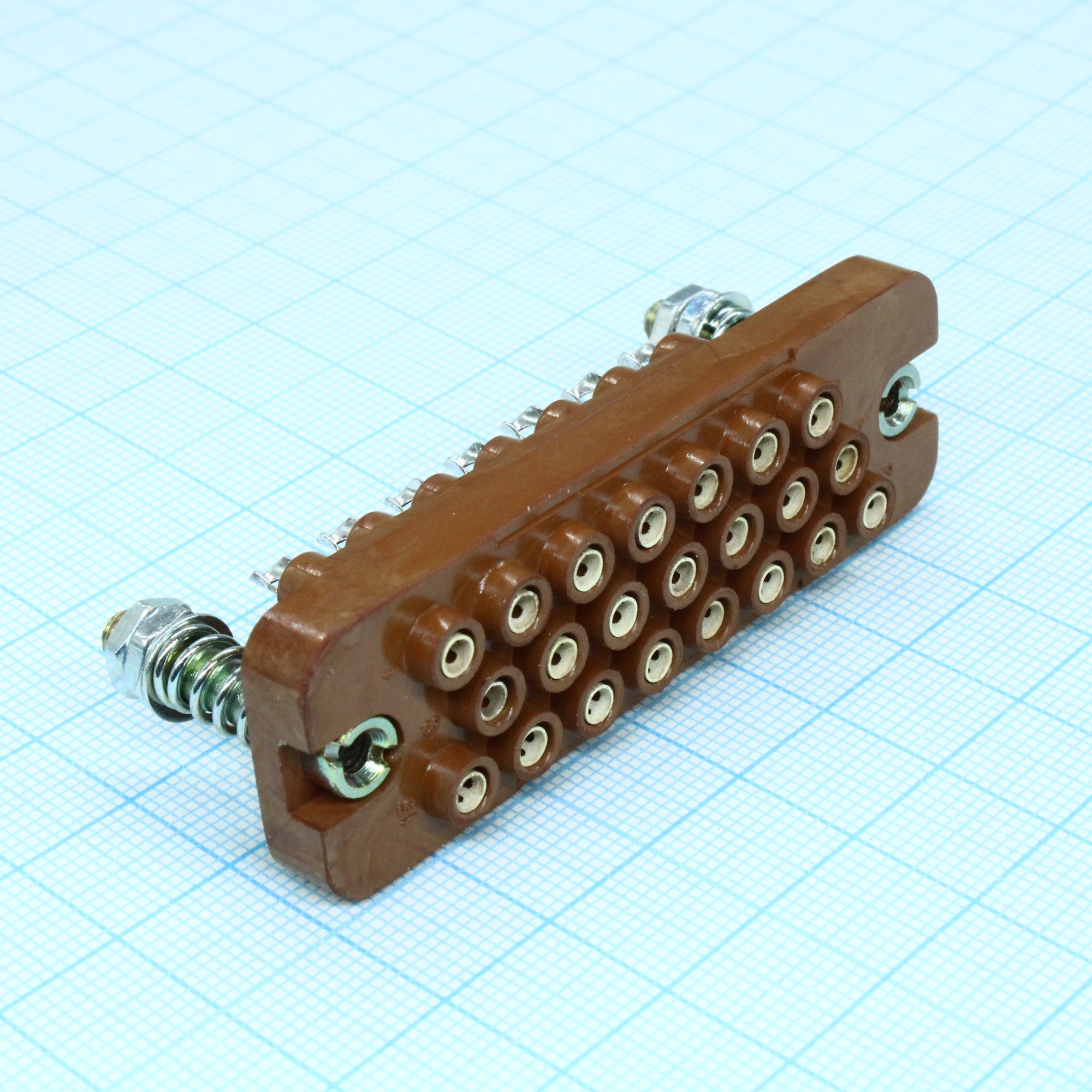 РП10-22 Л розетка - Соединитель  низкочастотный, прямоугольный, внутреннего монтажа