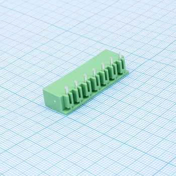 2EGTRC-5.08-07P-14-00 - Разъемный клеммный блок на плату, 7 контактов. Серия 2EGTRC-5.08