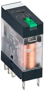 Реле общего назначения OGR-1 2C 24В DC с LED и тест. кнопкой OGR-1-2C-DC24V-L-B