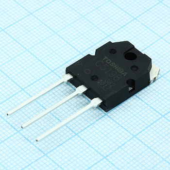 2SC5198-O (S1,E,S) - Биполярный транзистор, NPN, 140 В, 10 А, 100 Вт, (Комплементарная пара 2SА1941)