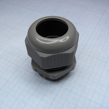 DDL-PG29P-1 (grey) - Кабель ввод, крепление на панель, гайка для крепления на панель приобретается отдельно