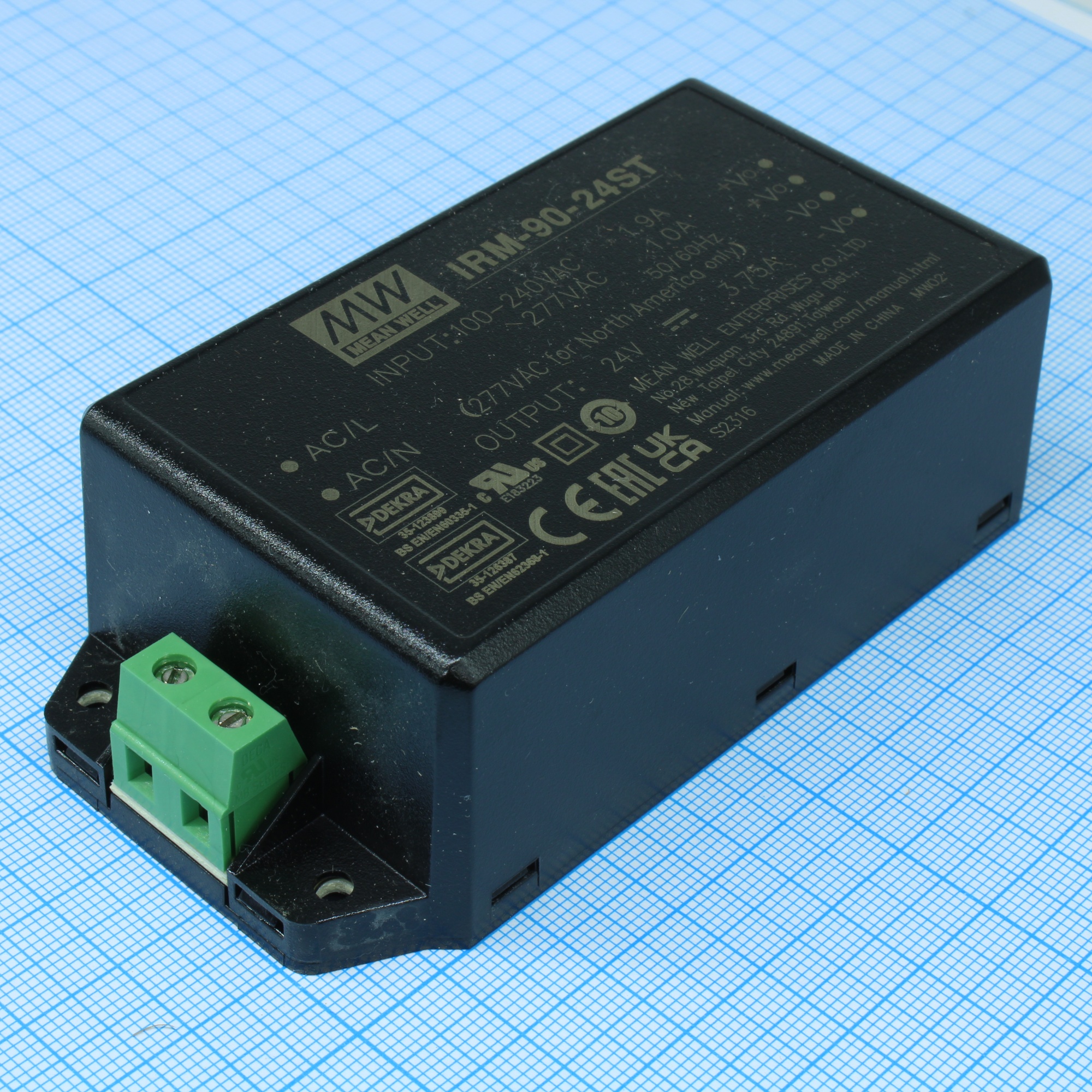 IRM-90-24ST - Импульсный источник питания модуль в корпусе 90Вт 24В/3,75A Screw