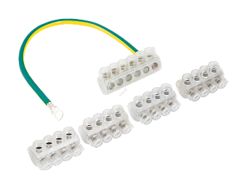 Комплект клеммников SV15.5 4хKE10.1+1хKE10.3 (Al 10-35/Cu 1.5-25) для сетей уличного освещения PROxima sv-15.5