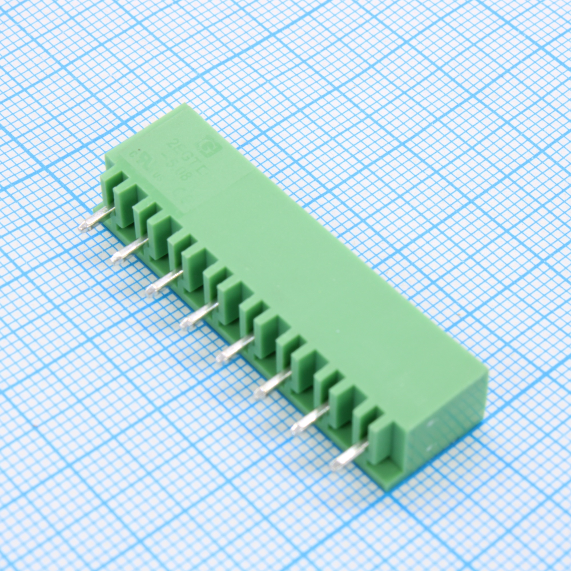 2EGTVC-5.08-08P-14-00 - Разъемный клеммный блок на плату, 8 контактов. Серия 2EGTVC-5.08