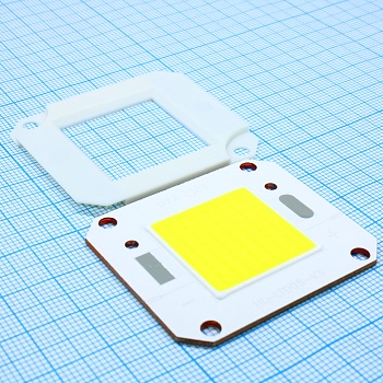 HL-LT005F38W-70B7C10(Ra1) (5000K) - 70-98W COB/ 5000K/ 33v/ 8350Lm @ 2450mA/ Ifmax=2800mA/ CRI=70/ 46x40x2,2mm/ 120°