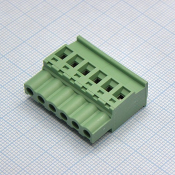 2EDGKB-5.08-06P-14-00A(H) - Разъемный клеммный блок, 6 контактов. Серия 2EDGKB-5.08