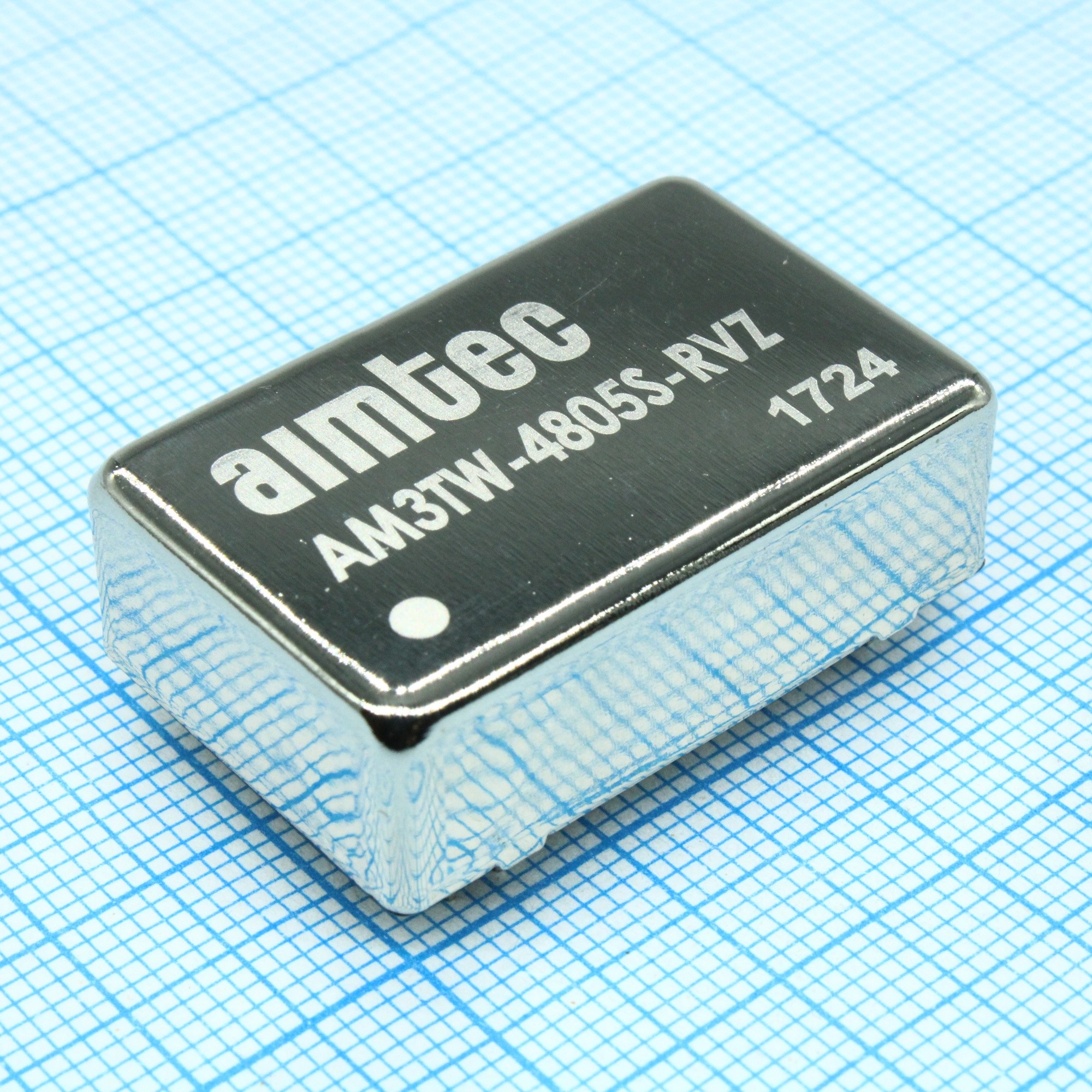 AM3TW-4805S-RVZ - Преобразователь DC/DC, 3Вт, вход 18…72В, выход 5В/0.6А