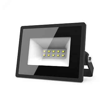 Прожектор светодиодный Elementary 10Вт 6500К IP65 850лм 200-240В ДО черн. 613100310