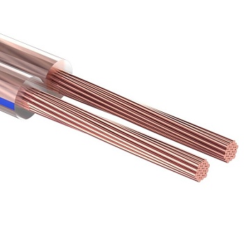 Кабель акустический 2х4,00мм2 - прозрачный BLUELINE, бухта 100 м