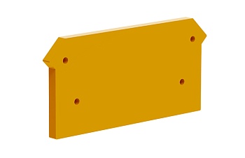 Торцевая крышка 216112 - Торцевая крышка для клемм TA16, цвет: оранжевый