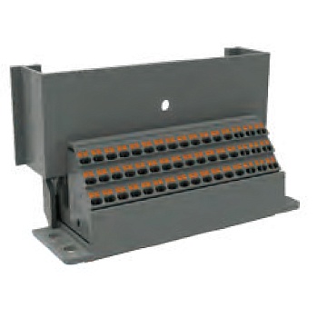 Распределительный клеммный блок DS2.5PH-16P-11 - Распределительный клеммный блок, 57 точки подключения, тип фиксации провода: Push-in,номинальное сечение: 2.5 мм кв.,  20A, 630V, цвет: серый, тип монтажа: на поверхность