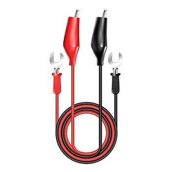 PT 2060 - Измерительные провода 72см, U-образные наконечники и зажимы типа Крокодил