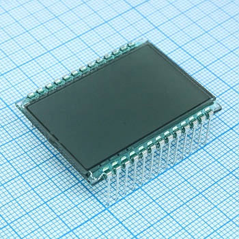 WYM281S-1 - сегментный индикатор "часы". 10 семи сегментных знакомест. Габариты 39х30,5, рабочая температура -40…+80С