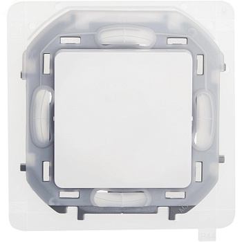 Переключатель 1-кл. Inspiria 10А IP44 250В 10AX механизм бел. Leg 673670