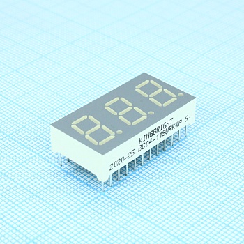 BC04-11SURKWA - 3-х разрядный индикатор/10,20мм/красный/630нм/14-24мкд