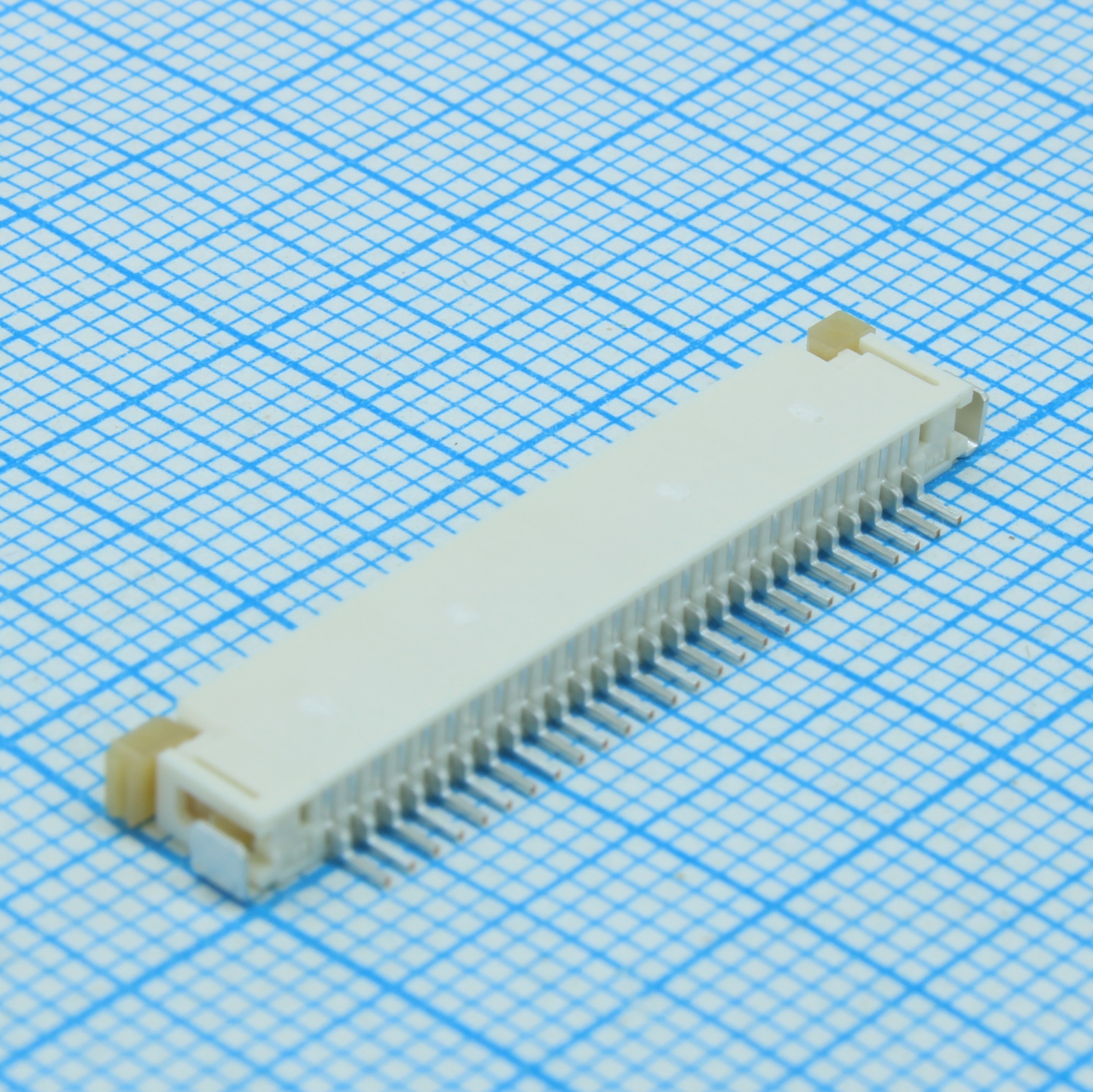 522072660 - Разъем FFC/FPC, шаг 1,0мм, слайдер, прямоугольный, высота 2,7мм, 26контактов