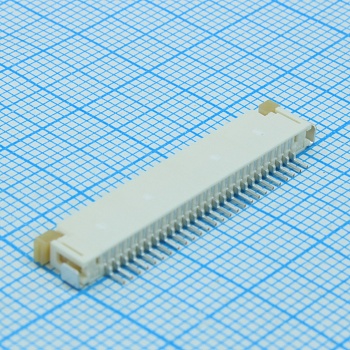 522072660 - Разъем FFC/FPC, шаг 1,0мм, слайдер, прямоугольный, высота 2,7мм, 26контактов
