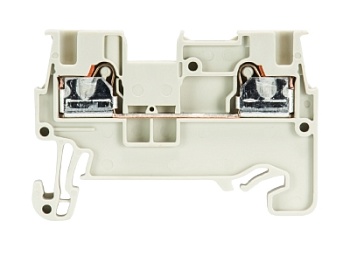 Клемма WTP 1,5 56.202.0055.0 - Проходная клемма, тип фиксации провода: push-in, номинальное сечение: 1,5 мм кв., 17,5A, 500V, ширина: 3,5 мм, цвет: серый, тип монтажа: DIN 35