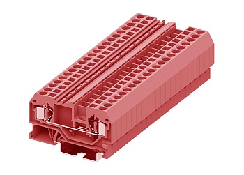 Проходная клемма 204923 - Проходная клемма, TA4, тип фиксации провода: пружинный, номинальное сечение: 4 мм кв., 32A, 800V, ширина: 6 мм, цвет: красный, тип монтажа: DIN 35