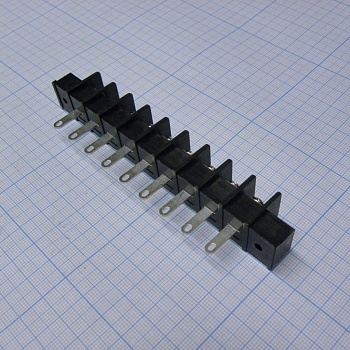 DG65H-A-09P-13-00A(H) - Барьерный клеммный блок 9 контактов. Серия DG65H-A