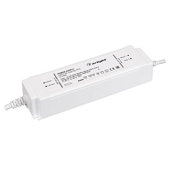 Блок питания ARPJ-SP-482100-PFC (100W, 24-48V, 2.1A) 037892 - Источник тока с гальванической развязкой для светильников и мощных светодиодов. Входное напряжение 220-240 VAC. Выходные параметры: 24-48 В, 2100 mА, 100 Вт. Встроенный PFC >0.9. Герметичный пл