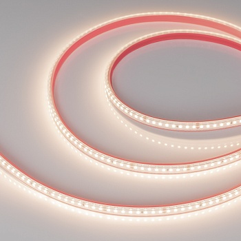 Лента герметичная RTW-PS-A160-10mm 24V Warm3500 (12 W/m, IP67, 2835, 5m) 028564(2) - Светодиодная лента RTW-PS-A160, герметичная IP67 (PS - силиконовая экструзия). Светодиоды 2835, 160 шт/м (800шт на 5м), белая плата, ширина 10 мм, красный скотч 3М. Цвет 