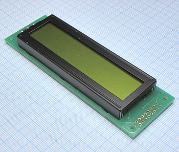 ITM-2002ASTL (нерусиф) - ЖКИ знакосинтезирующий 20 x 2, STN Желто-зеленый прозрачно-отражающий, светодиодная подсветка, размер 116x37 мм, видимая область 83x18.8 мм, питание 5В, 0...50°C, нерусифицированный