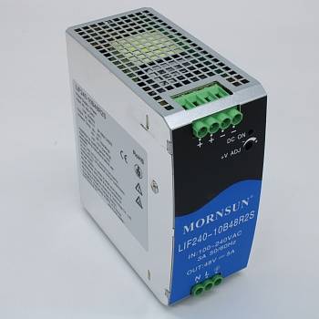 LIF240-10B48R2S - Преобразователь AC-DC на DIN-рейку 240Вт, выход 48 В/5.0 А