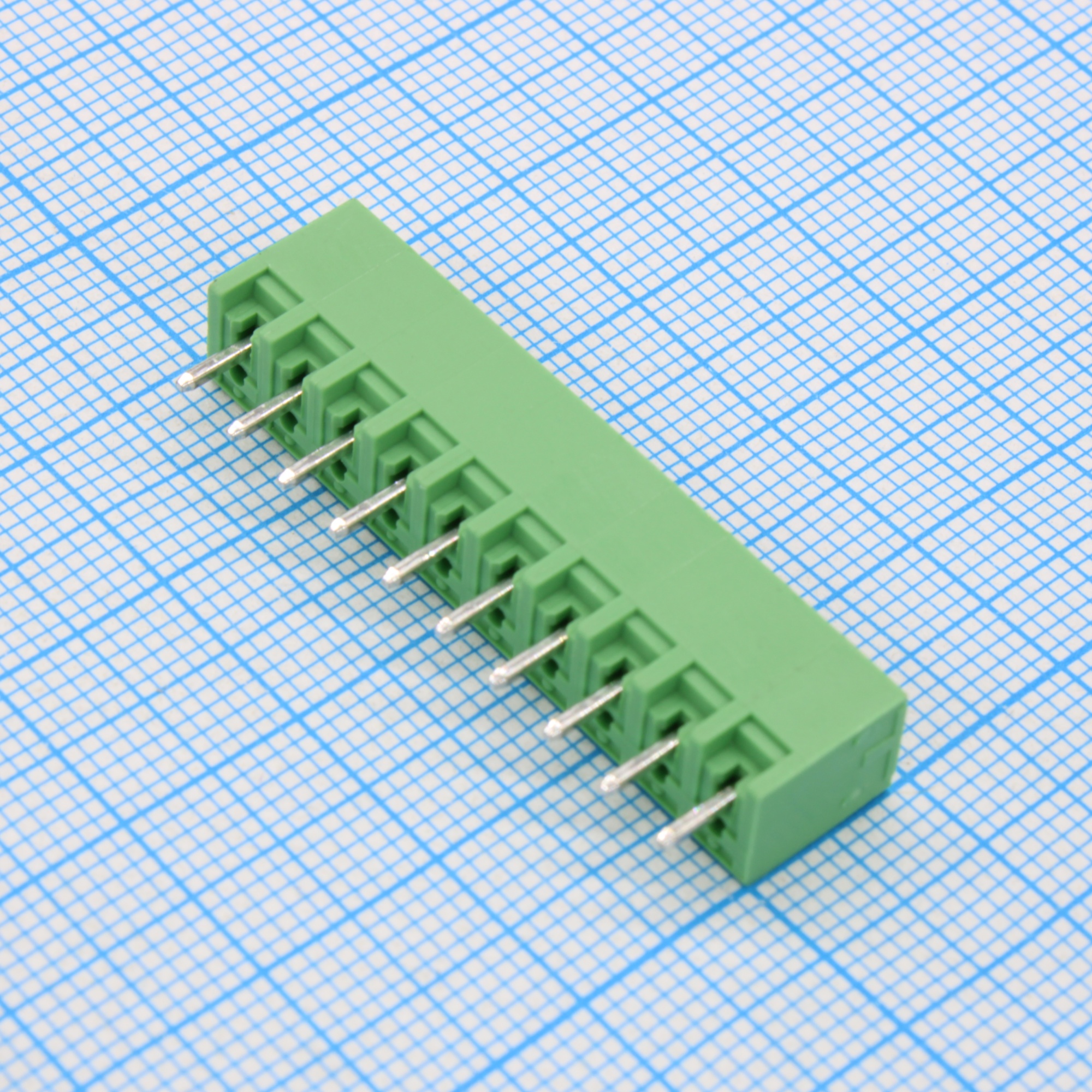 15EGTVC-3.81-10P-14-00 - Разъемный клеммный блок на панель, 10 контактов. Серия 15EGTVC-3.81