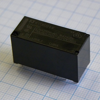 FTR-K1CK024W - Реле силовое, 16 А, 24 В, SPDT (29x12.7x15.7)mm THT