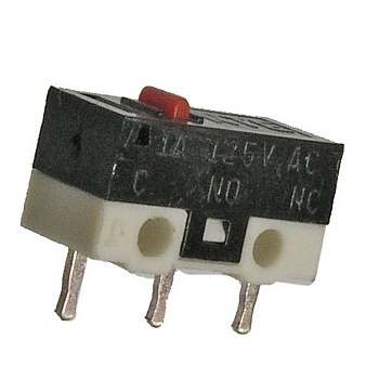 DM1-01P-3-1 - Микропереключатель серии DM, ON-(ON) SPDT, 1А, 250В