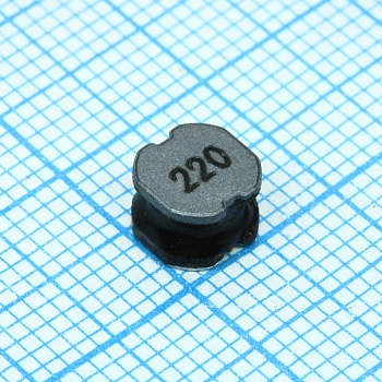 SRN6045-220M - Катушка индуктивности силовая проволочная полуэкранированная 22мкГн ±20% 100кГц 17Q-Фактор феррит 1.5A 142мОм по постоянному току лента на катушке