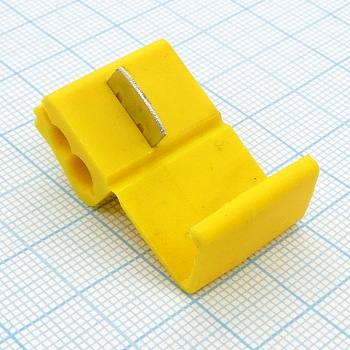 Зажим KTL-028-04YELLOW - Для быстрого соединения проводов сечением 4-6 мм2