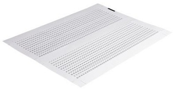 Шильдики 04.007.4289.0 - Лист самоклеящихся шильдиков 25-36 x 100