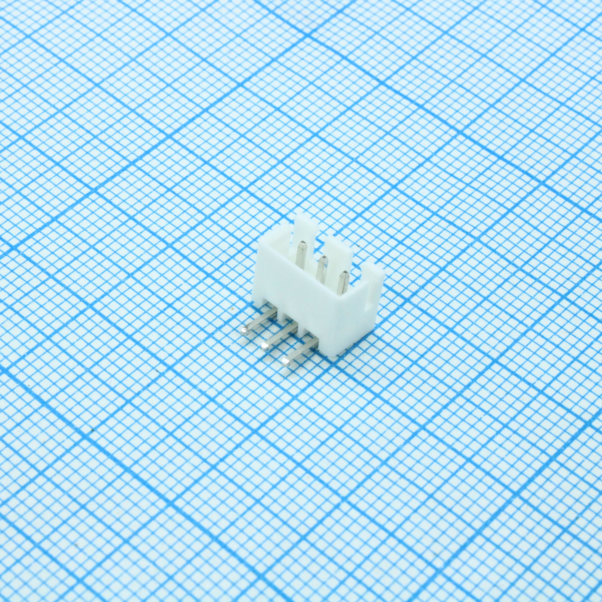 DS1069-3MRW6XB - Серия XH. Корпус разъема - вилка угловая на плату 3 контакта, шаг 2.5мм