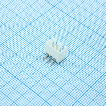 DS1069-3MRW6XB - Серия XH. Корпус разъема - вилка угловая на плату 3 контакта, шаг 2.5мм