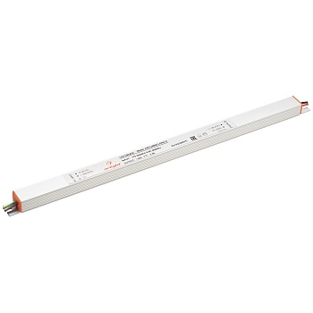 Блок питания ARV-24060-LONG-D (24V, 2.5A, 60W) 023265(1) - Источник напряжения с гальванической развязкой для светодиодных изделий. Входное напряжение 200-240 VAC. Выходные параметры: 24 В, 2.5 А, 60 Вт. Встроенный PFC >0.5. Негерметичный алюминиевый корп