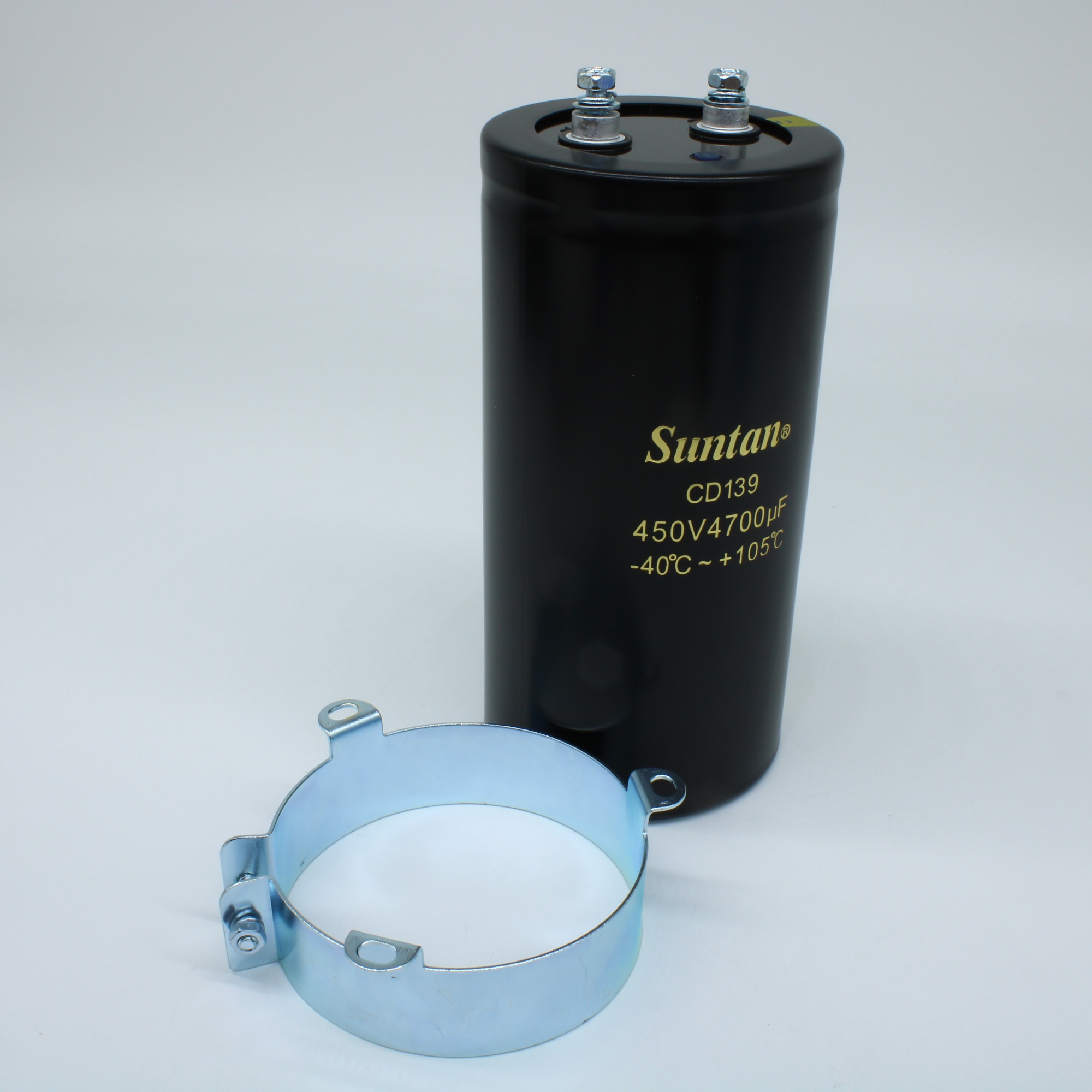 TS13EI2W472MSB000R - Конденсатор алюминиевый электролитический 450В 4700мкФ 77*155 P:32мм 1290мА 5000ч 105°C выводы под винт