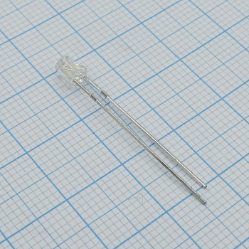 FYL-3034SUYC1E - Светодиод 3мм/желтый/588нм/320мкд/прозрачный/85°/цилиндр с конусообразным углублением