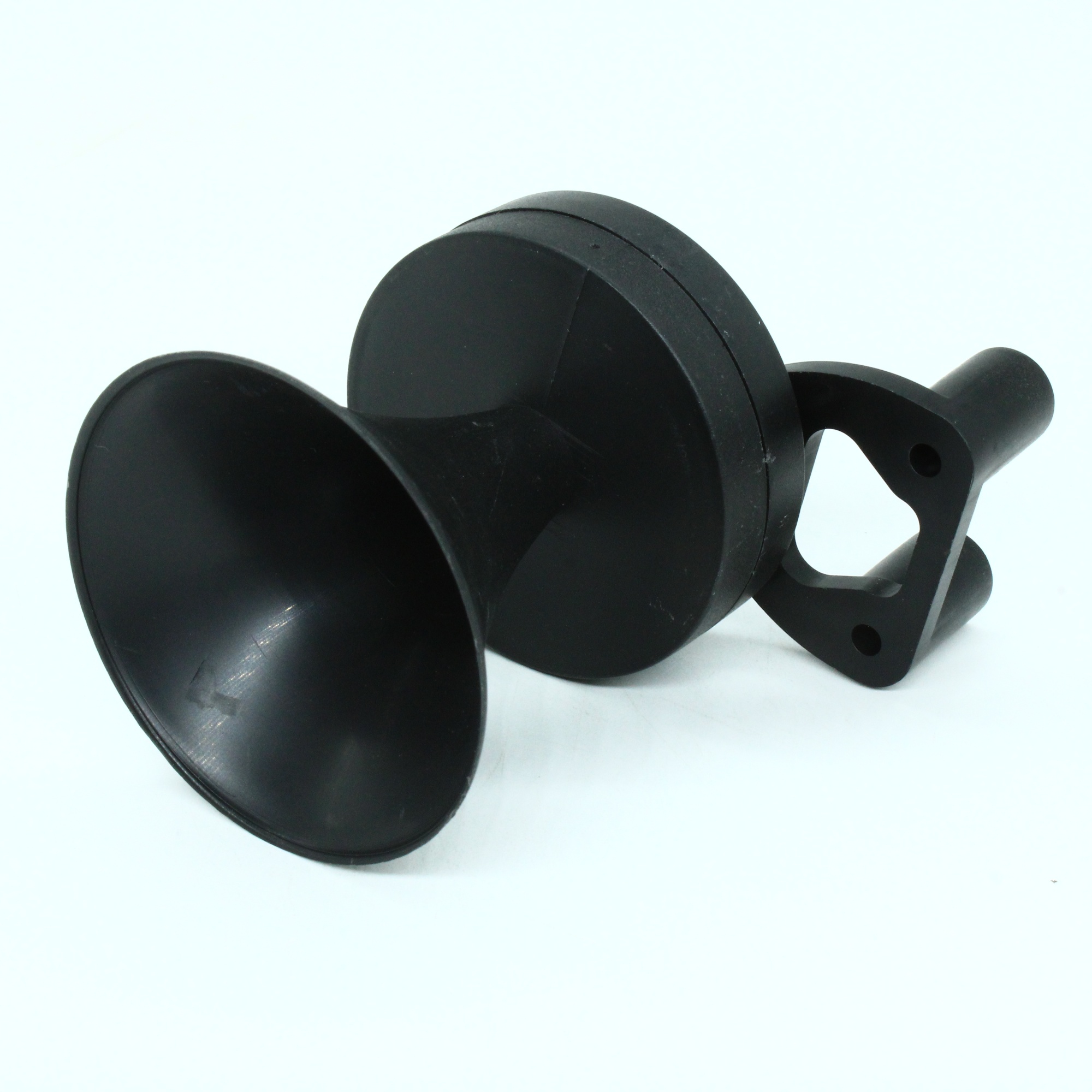 SAS-2835-12V-P+КРЕПЕЖ MB1 - Сирена пьезокерамическая, 12В 110дБ,  с настенным крепежом в сборе, штыревые контакты, кронштейн