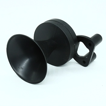 SAS-2835-12V-P+КРЕПЕЖ MB1 - Сирена пьезокерамическая, 12В 110дБ,  с настенным крепежом в сборе, штыревые контакты, кронштейн