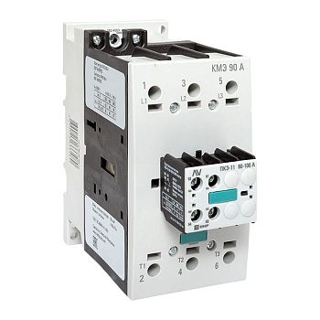 Комплект КМЭ 90А 400В АС с дополнительными контактами 1НО+1НЗ EKF AVERES ctr-s-90-00-400-av-22