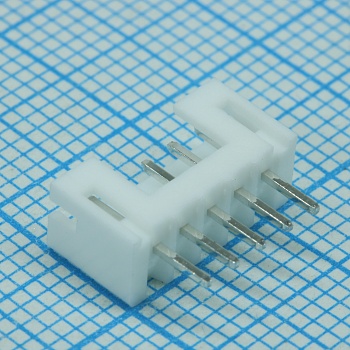 DS1066-5MVW6X - Разъем плата-провод; вилка на плату; шаг 2 мм; количество контактов 5; вертикальный; монтаж в отверстия; 2 А; 100 В AC/DC; 30 мОм; 500 В AC (1 мин); -25…85 °С