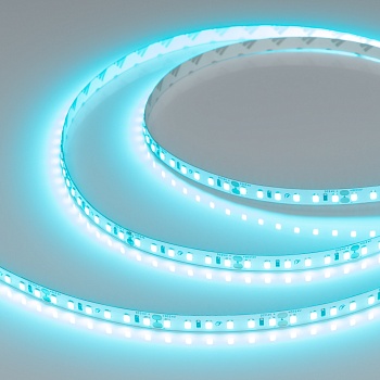 Лента RT-A120-8mm 24V Mint Blue (9.6 W/m, IP20, 5m) 043382(1) - Светодиодная лента RT-A120, открытая. Светодиоды 2835, 120 шт/м (600 шт на 5 м), белая плата, ширина 8 мм, скотч 3M. Цвет БИРЮЗОВЫЙ, угол 120°. Питание 24V, мощность 9.6 Вт/м (48 Вт на 5 м). 