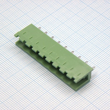 2EDGV-5.08-09P-14-00A(H) - Разъемный клеммный блок на плату, 9 контактов. Серия 2EDGV-5.08